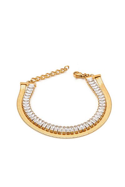 SIC MODA Double Tennis Stainless Steel Bracelet SIC MODA 5656B