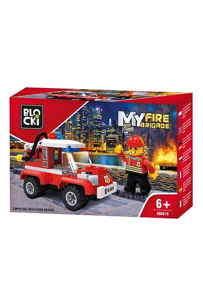 Blocki Set de constructie Blocki My Fire Brigade - Masina interventie pompieri