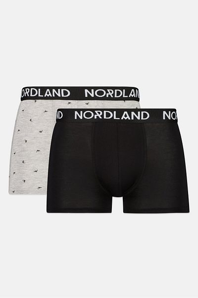 Nordland Men 2 Pieces Brand Logo Boxer, Multicolor