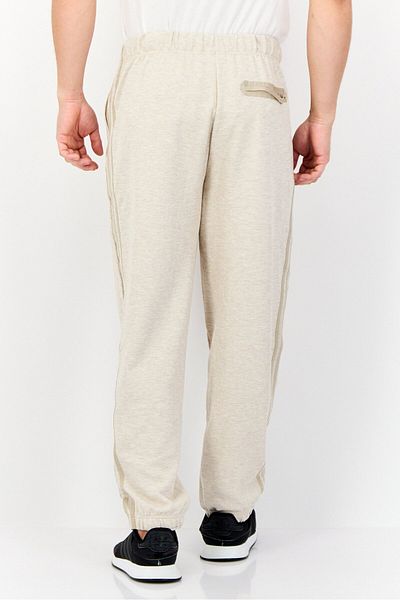 adidas Men Sportswear Fit Brand Logo Outdoor Sweatpants, Beige