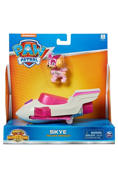 PAW PATROL Set figurina cu vehicul Paw Patrol - Mighty Pups Deluxe