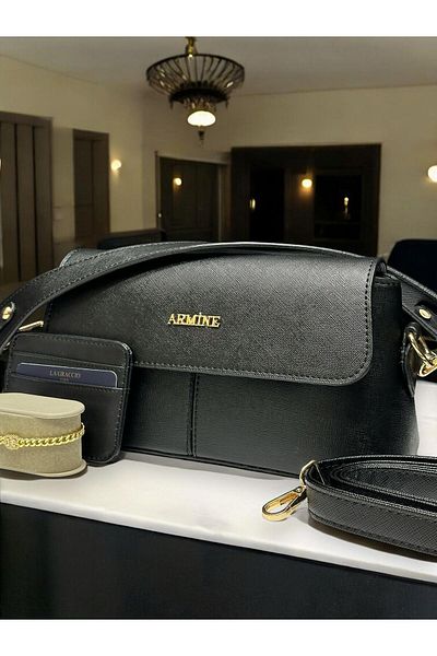 Armine Hand and Arm Bag Shoulder Bag with Card Holder and Bracelet Gift
