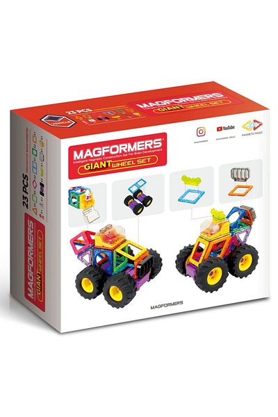 Magformers Set de constructie magnetic Magformers - Giant Wheels