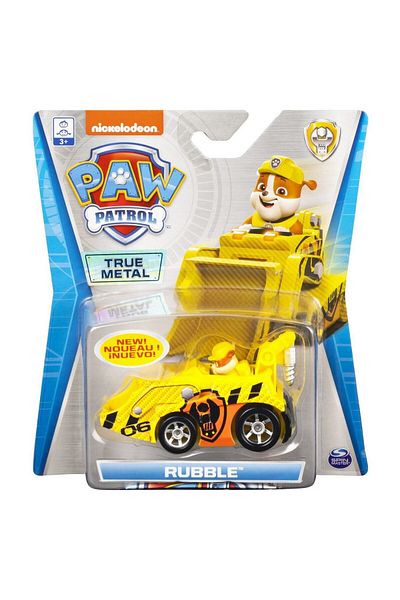 PAW PATROL Set figurina cu vehicul Paw Patrol True Metal - Rubble