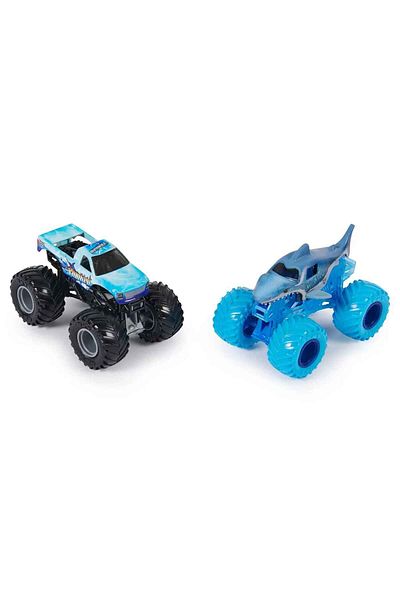 MONSTER Set 2 masinute Monster Jam - Megalodon si Hooked