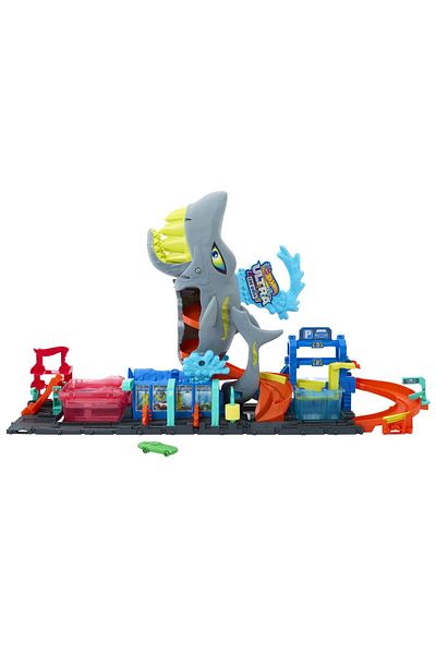 HOT WHEELS Set de joaca Hot Wheels City Color Reveal - Spalatorie Auto 91 cm