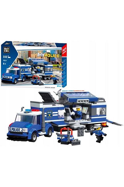 Blocki Blocki My Police construction set - Mobile police brigade