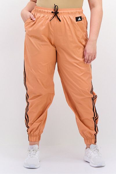 adidas Women Sportswear Fit Running Track Pants, Orange/black