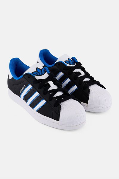 adidas Kids Boy Superstar Lace Up Outdoor Shoes, Multicolor