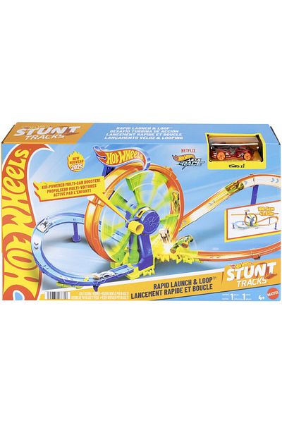HOT WHEELS Set de joaca Hot Wheels Stunt Tracks - Cursa Lansare Rapida In Bucla