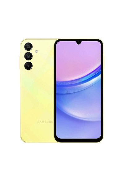 Samsung جوال سامسونج A15 الجيل الخامس 128 جيجا أصفر