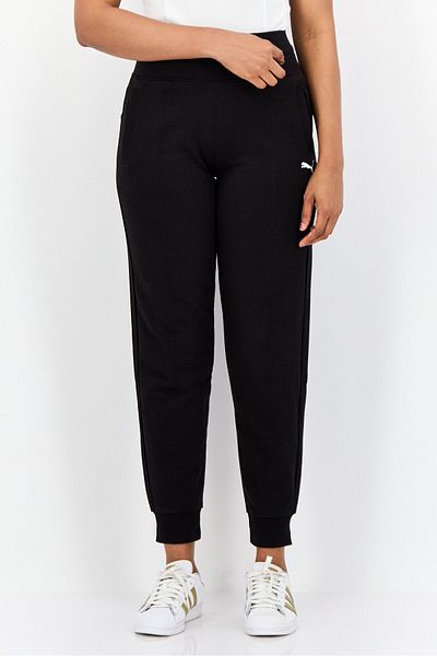 Puma Women Sportswear Fit High Waist Outdoor Track Pants, Black