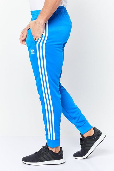 adidas Men Slim Fit Training Sweatpants, Blue