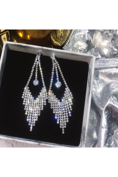 SIC MODA Crystal Earrings Crystals Sic Moda 5705A