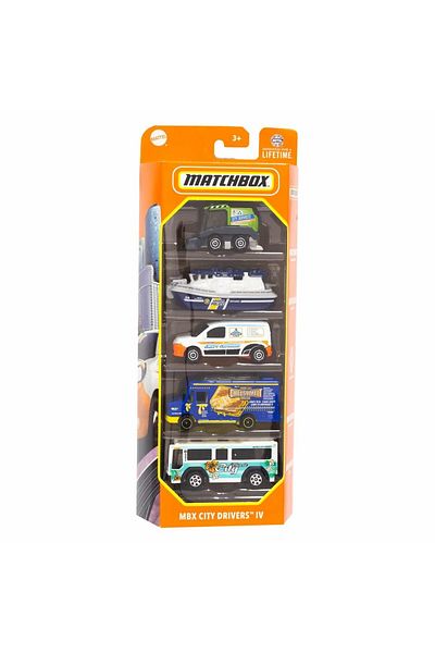 Matchbox Set 5 masinute Matchbox - City Drivers Iv