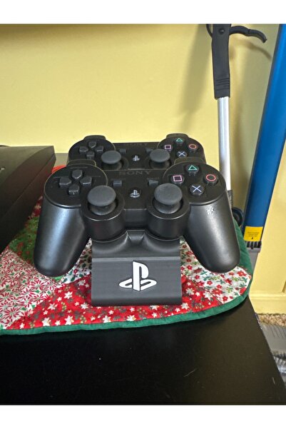 GİT3D PS3 Dual Shock Kontrol Cihazı Logolu Çift Stand
