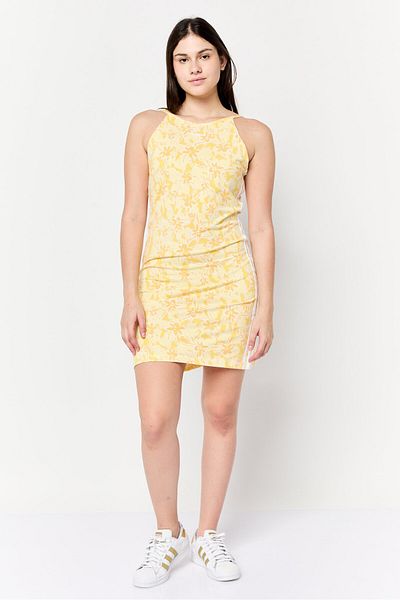 adidas Women Sportswear Fit Sleeveless Outdoor Tight Dress, Yellow