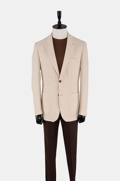 HC MEN CLASSIC Men's Seersucker Casual Jacket