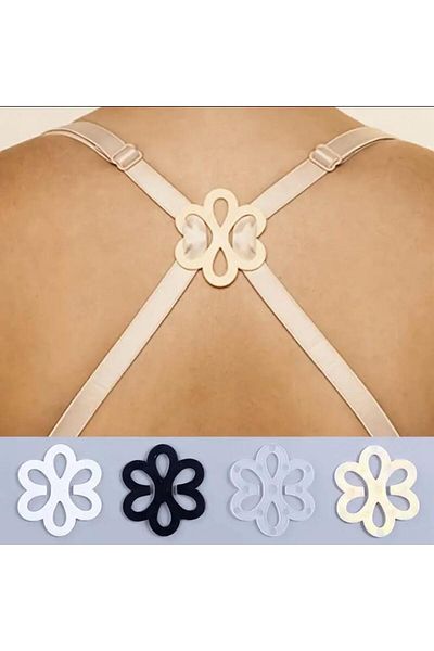 miatamer 3 bucăți transparente curea sutien cataramă fluture-inimă-flori clip pentru sutien invizibil