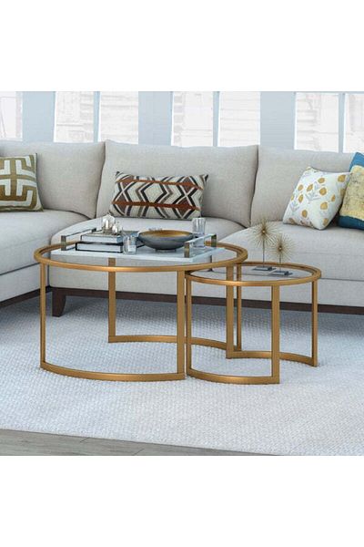 Orient MDF Nesting Table Set - Modern Design