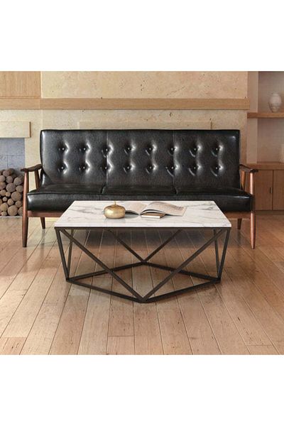 Orient A coffee table that adds a luxurious touch to your home decor.