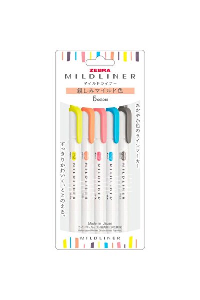 Zebra Sarasa Zebra Mildliner N-5C-N Set