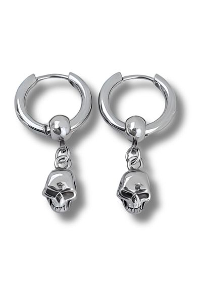 Omark Cotton Skull Earrings