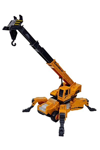 FEN TOYS Inşaat Vinç Kamyon Vinç Oyuncak Kırılmaz Kaliteli Plastik Çocuk Mühe...