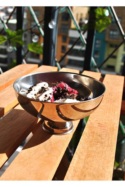 Qualitev 2 Pieces Stainless Steel Ice Cream Bowl / Rice Scale 10 cm