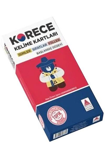 Delta Kültür Yayınevi Delta Culture Korean Word Cards Names Adjectives Verbs