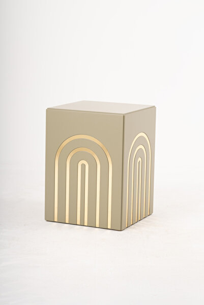 ALIS HOME Modern Gelbgrau Yan Sehpa