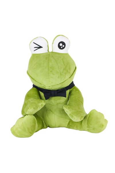 NW NessiWorld Nessiworld 1430 Plush Sitting Green Frog with Bow Tie -My Frien...