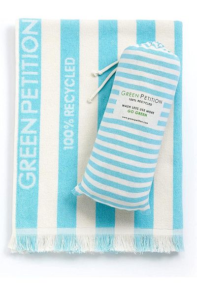 STOREMAX Petition 100% Recycled Beach Towel (100 X 180 Cm, Capri)