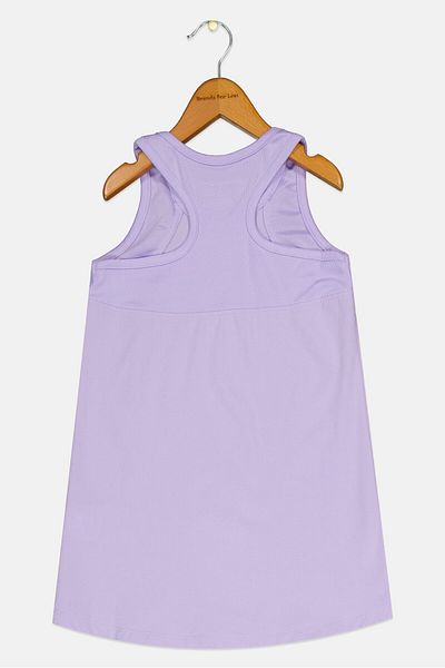 Reebok Kids Girl Brand Logo Sleeveless Tank Top, Lavender