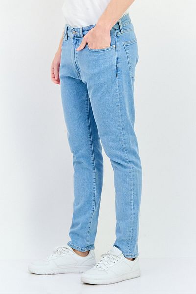 Dockers Men Skinny Fit Washed Stretchable Denim Jeans, Blue