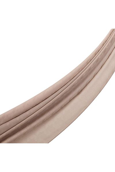 ipekevi Four Seasons Monogram șal cu model de pui de zăpadă 04390-piatră închisă