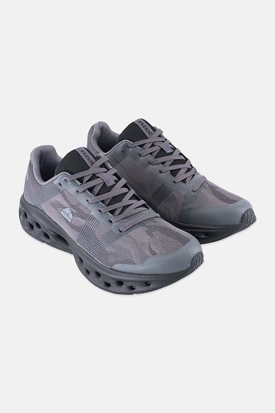RBX Men Lace Up Running Shoes, Dark Grey