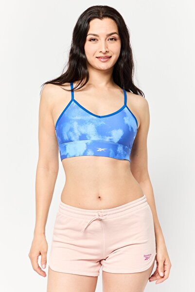 Reebok Women Lightly Padded Training Sports Bra, Blue
