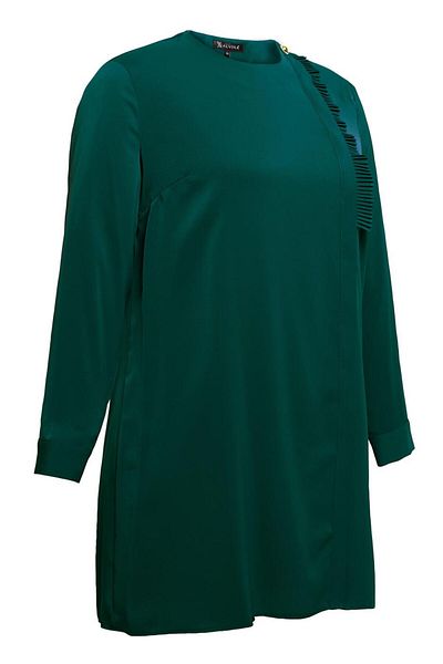 Alvina Plus Size Pleated Detailed Tunic 20402