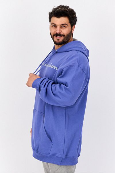 Champion Men Big And Tall Long Sleeves Outdoor Sweatshirt, Light Purple