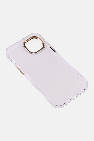 Levelo جراب خلفي شفاف سينسا لهاتف iPhone 14 Plus، شفاف
