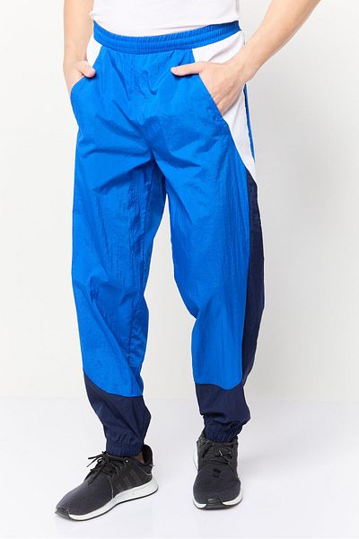 Reebok Men Sportswear Fit Brand Logo Training Track Pants, Blue