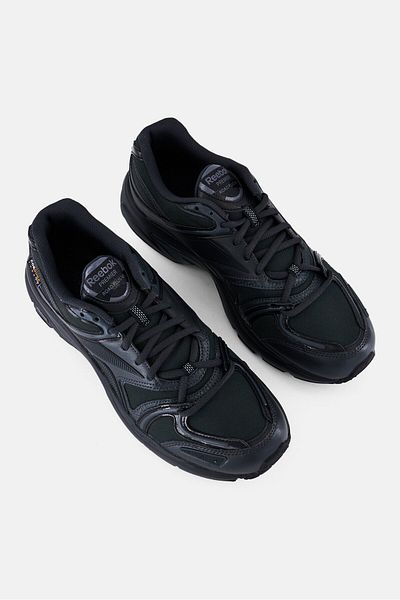 Reebok Men Rbk Premier Road Lace Up Running Shoes, Black