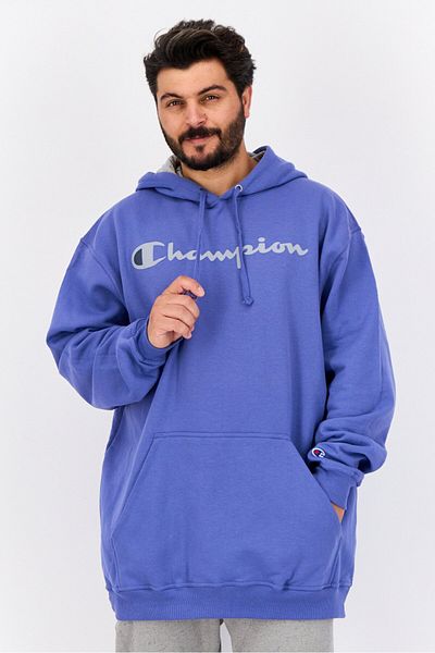 Champion Men Big And Tall Long Sleeves Outdoor Sweatshirt, Light Purple
