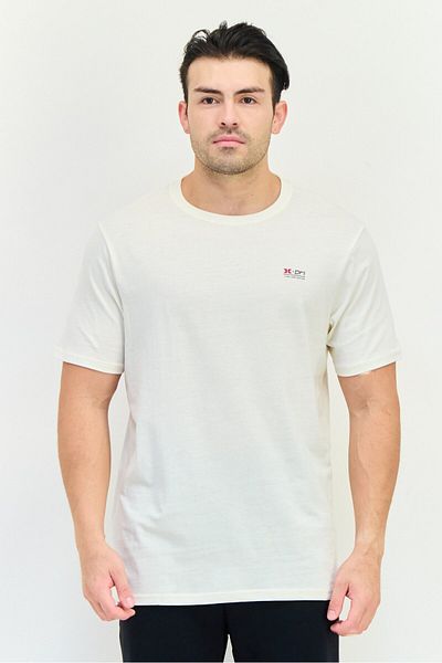 RBX Men Sportswear Fit Short Sleeve Outdoor T-shirt, Off White