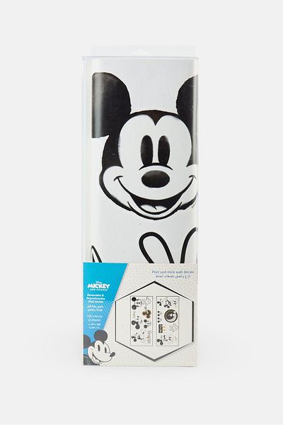 Disney 2 Sheets Mickey Mouse Peel And Stick Wall Decals Stickers, Multicolor