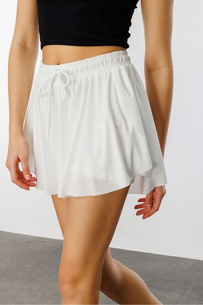 GENIUS STORE Pantaloni scurți sport cu jambiere largi PANTALONI SCURT DE DAMA