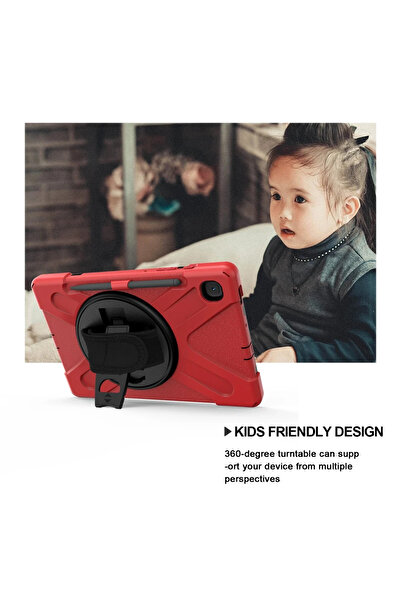 NewFace Samsung Galaxy P610 Tab S6 Lite 10.4 Case Amazing Tablet Cover - Red Sptgl