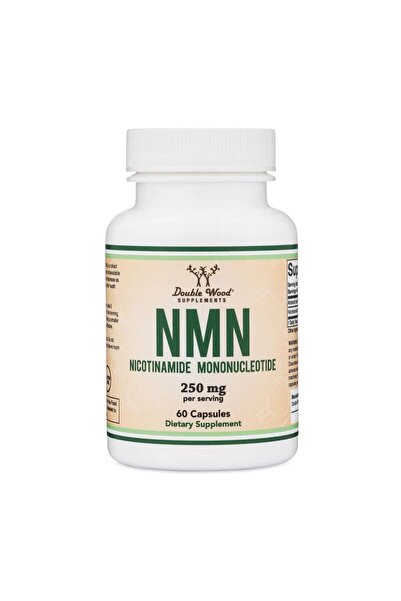 DOUBLE WOOD Nmn Nicotinamide Mononucleotide 250 Mg 60 Capsules