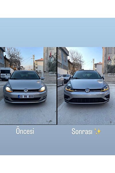 Bosch Golf 7 j far golf 7 - 7.5 led far golf 2012-2017 led far Animasyonlu Kayan sinyalli